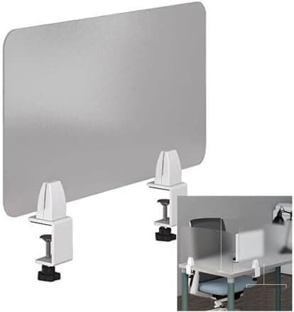 Image of SXFSDOU Desk Privacy Divider，Office Transparent Acrylic Panel，Separator Splash，Guard Partition Board Sneeze Protection(50X100X0.5CM)