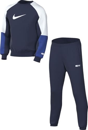 Image of Nike Sportswear Dri-Fit Tracksuit for Older Children, Midnight Navy/White/Game Royal/White, HQ9317-410, S
