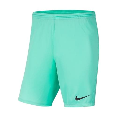 Image of NIKE BV6865-354 Dri-FIT Park 3 Shorts Unisex Boys Hyper Turq/Black Size L