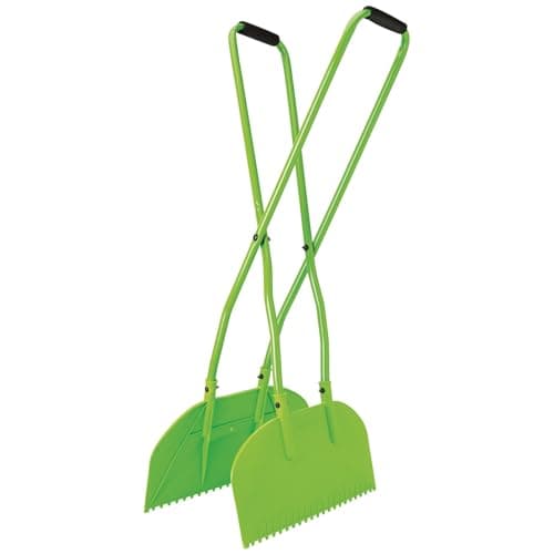 Image of Draper Leaf Grabber Heavy Duty | Garden Tools Grass Leaf Collector | Long Handled Gardening Tools | 82899, Green