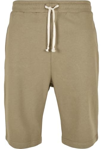 Image of Urban Classics Men's Sports Trousers Organic Low Crotch Sweatpants Casual Jogger Made from 100% Organic Cotton, Sizes S-XXL, Khaki, S