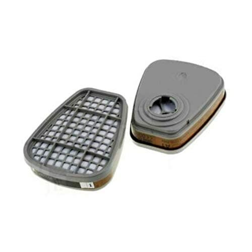 Image of 3M 06911 Gas & Vapour Filter 4 Pieces A1 Replacement For 7500 & 6000 Series