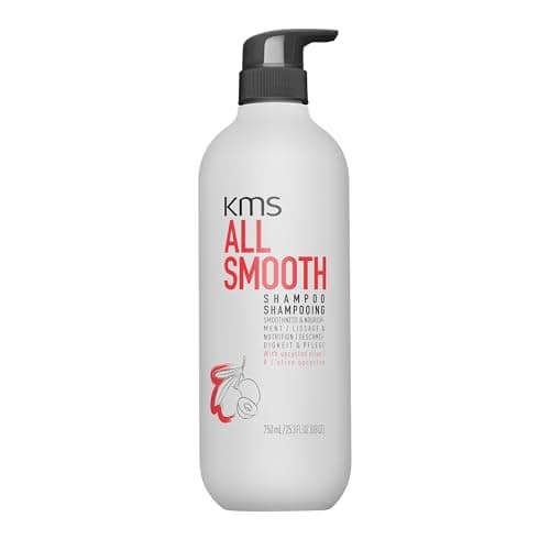 Image of KMS AllSmooth Shampoo, For All Hair Types, Reduces Frizz, Vegan & PETA Approved, 750ml