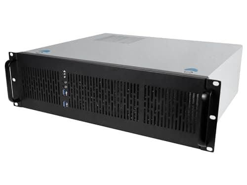 Image of Rosewill RSV-Z3100U 3U Server Chassis Rackmount Case, 6X 3.5 Bays, ATX Compatible, 2X 80mm Fans, 1x USB 3.0, 1x USB 2.0, Silver/Black