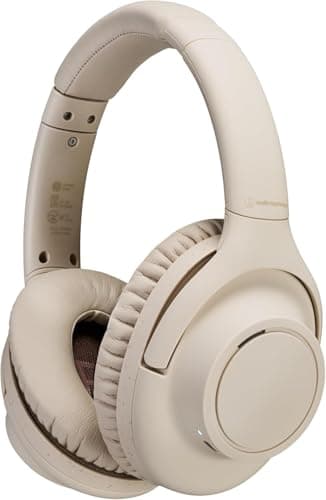 Image of Audio-Technica ATH-S300BTBG Wireless Noise Cancelling Headphones Beige
