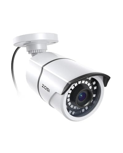 Image of ZOSI 1080p Security Bullet Camera for Home and Business Surveillance System, IP66 Weatherproof Indoor Outdoor 1920TVL Hybrid 4-in-1 CCTV Camera, 3.6mm Lens with 120ft IR Night Vision, Motion Detect