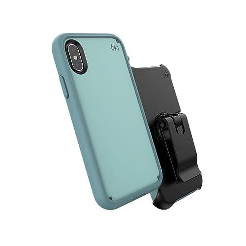Image of Speck Products Presidio Ultra iPhone Xs/iPhone X Case, Aquifer Blue/Arctic Blue/Stormy Grey