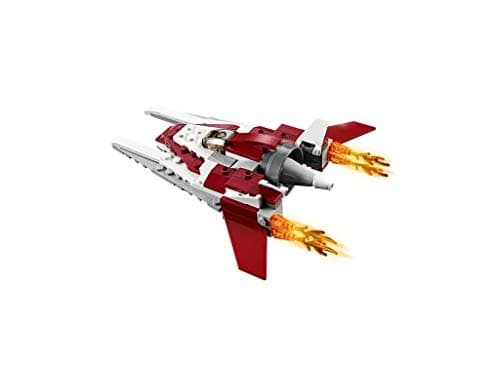 Image of LEGO 31086 Creator Futuristic Flyer, Space and Robot 3 in 1 Building Set, Vehicle Toys for Kids 7 Years Old and Older