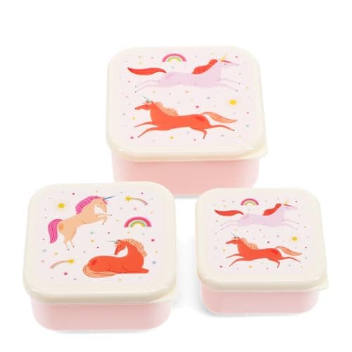 Image of Snack Boxes (Set of 3) - Unicorn