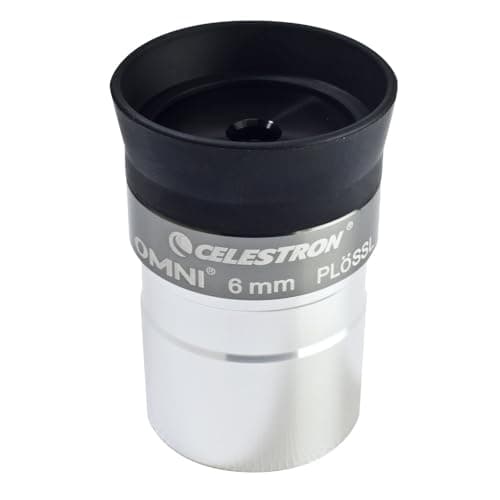 Image of Celestron 93317 Omni Series 1.25 inch / 6mm Eyepiece, Black/Silver