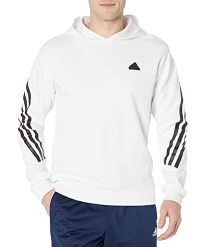 Image of adidas Men's All SZN Fleece Hoodie, White, XS