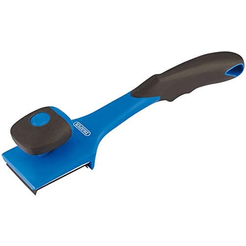 Image of Draper 17154 4 Edged Scraper with Soft Grip Handle and Knob , Blue