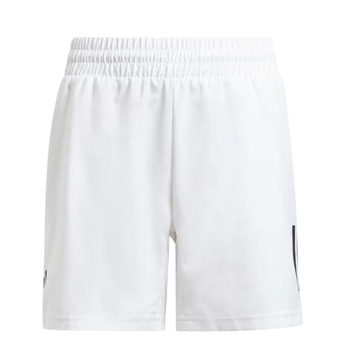 Image of adidas Boy's Boys Club Tennis 3-Stripes Shorts, White, 9-10 Years