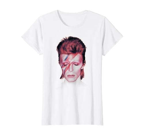 Image of David Bowie - The Prettiest Star T-Shirt, Women, White, Large