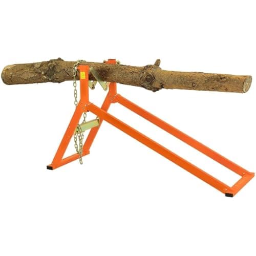 Image of Forest Master USH Ultimate Log Sawhorse – Heavy-Duty Log Holder for Efficient Wood Cutting - Supports Logs up to 6m, 360mm Diameter - Portable and Foldable Sawhorse for DIY and Professional Use
