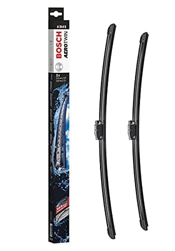 Image of Bosch Aerotwin A 314 S - Front Windscreen Wipers - Set of 2 Replacement Blades - Comes with Pre-assembled Adapter - 2 Blades, 575mm/530mm - Only for right-hand drive (UK)