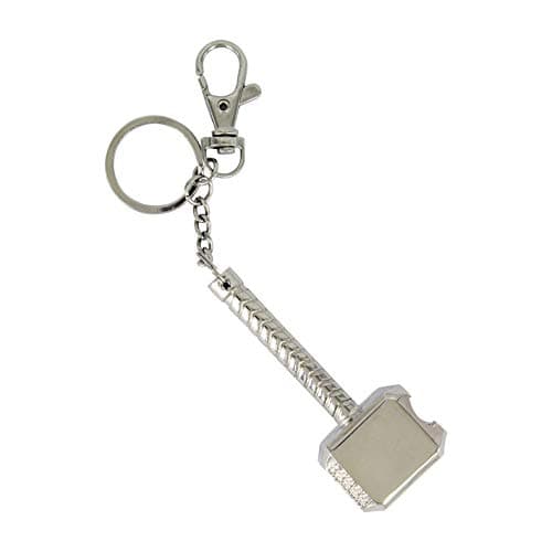Image of Paladone Thor's Hammer Bottle Opener Keyring - Officially Licensed Marvel Merchandise, Novelty Gift or Stocking Filler