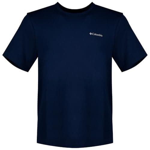 Image of Columbia Men's Basic Tee, Short Sleeve T-Shirt, Collegiate Navy, Medium