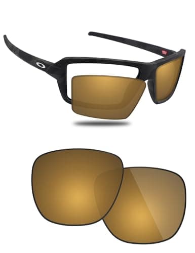 Image of Fiskr Polarized Lenses Replacement Compatible with Oakley Cables OO9129 Sunglasses, Impact Resistant & Perfect Fit - Metallic Bronze