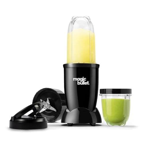 Image of magic bullet Blender 7pc Set in Black - Powerful 10,000 RPM - Sleek, Compact & Portable - Great for Smoothies, Juices, Protein Shakes, Milkshakes, Soups, Salad Dressings, Salsa & Food Prep
