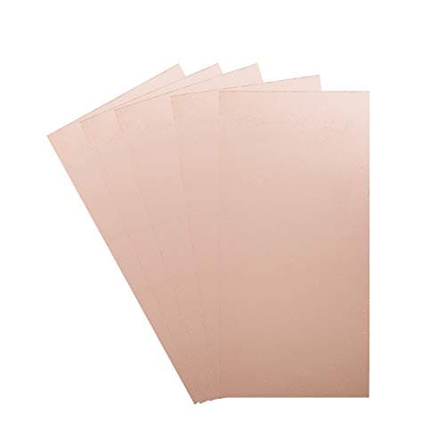 Image of Aoje-Link Single Side Copper Clad PCB Laminate Circuit Board, FR-4 Glass Fiber, 200 x 100 x 1.5mm, 5pcs