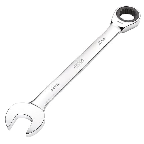 Image of Draper 31027 Hi-Torq Metric Ratcheting Combination Spanner, 32mm