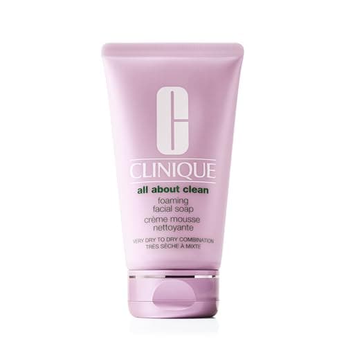 Image of Clinique All About Clean Foaming Face Soap With Hyaluronic Acid + Glycerin For Very Dry To Dry Combination Skin Types, 150 ml.