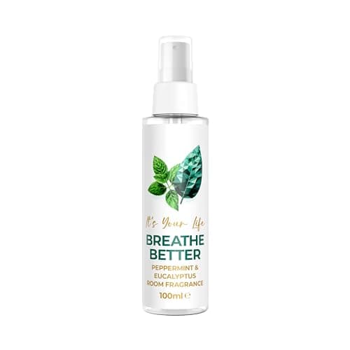 Image of Peppermint and Eucalyptus Oil, Natural Room Spray, that Provides Decongesting and Calming, Perfect Blend of, Eucalyptus Oil Spray, &, Peppermint Oil Spray, All in 1, Eucalyptus spray, &, Mint Spray
