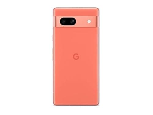 Image of Google Pixel 7a, 128GB, Coral (Renewed)
