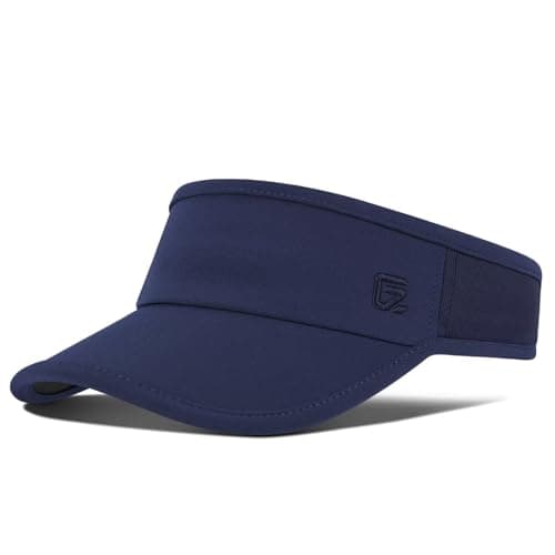 Image of GADIEMKENSD Sun Hat for Women's Men Golf Accessories Summer Sun Beach Visors Hat Lightweight Breathable Adjustable Running Tennis Visor Sun Patch Comfortable Fit for Outdoor Sports Navy