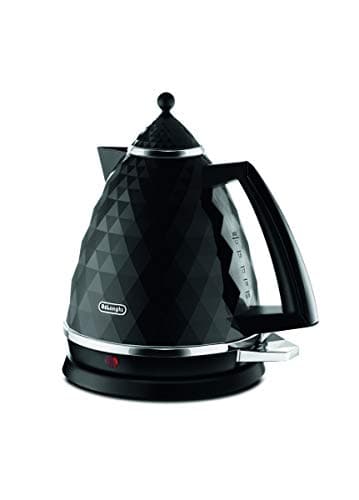 Image of De'Longhi Brilliante Kettle, anti-scale filter, 1.7 Liters, 360° swivel base, KBJ3001BK, Black