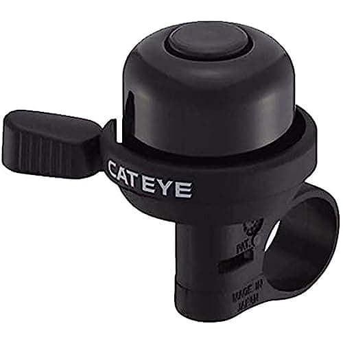 Image of CatEye Wind Bike Bell - Lightweight Aluminium Bicycle Bell with Clear, Resonant Sound | Essential Cycle Ringer for Adult Road Bikes & Commuters | Fits All Handlebars | PB-100AL | Bike Accessories