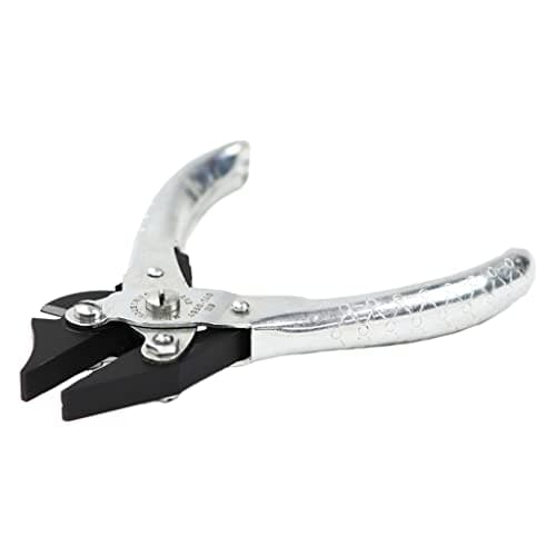 Image of Maun 4950-160 Side Cutter Parallel Plier for Hard Wire 160 mm | Cuts 2.5 mm Hard Wire and 4.0 mm Soft Wire | Serrated Jaws for Grip | V-Slot to Hold Wire Rod | Professional Quality