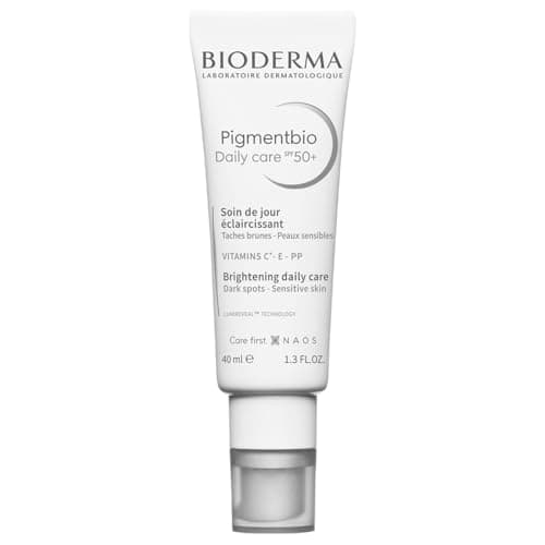Image of Bioderma Pigmentbio Daily Care SPF50+ - Brightening Face Cream for Pigmentation & Dark Spots, Daily Moisturiser Brightens & Protects from Sun, 40ml