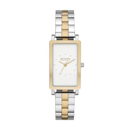 Image of Skagen Hagen Watch for Women, Quartz Three Hand Movement with Stainless Steel or Leather Strap