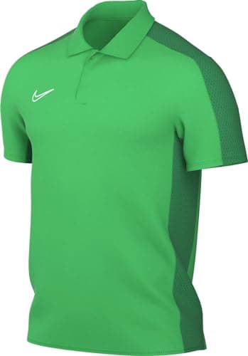 Image of NIKE Men's M NK DF ACD23 Polo SS Shirt, Green Spark/Lucky Green/White, L