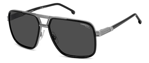 Image of Carrera 1071/S BLACK DARK RUTHENIUM/GREY POLARIZED 61/16/145 men Sunglasses