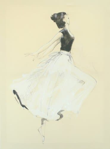 Image of Arthouse Charlotte Printed Canvas Wall Art Ballerina