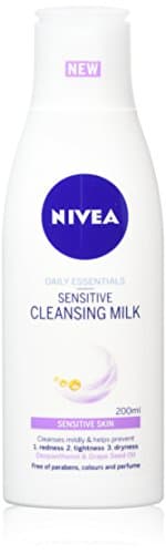 Image of Nivea Daily Essentials Sensitive Cleansing Milk, 200 ml, Pack of 6