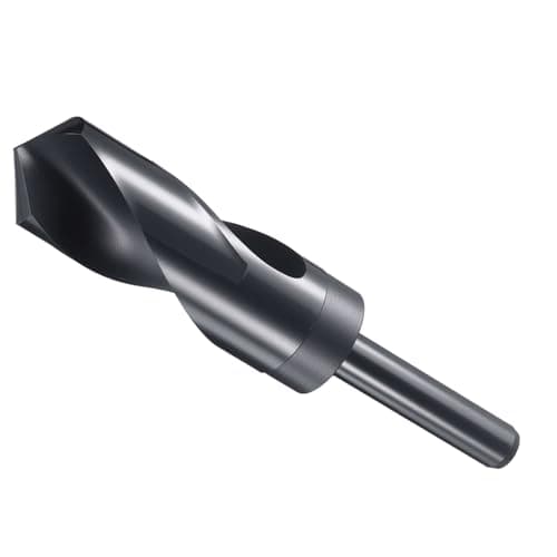 Image of METALLIXITY Drill Bit (30mm), 1/2" Reduced Shank Round 4341 High-Speed Steel 135° Bits for Drilling Holes in Thin Metal Steel Wood Plastic Aluminum DIY Project