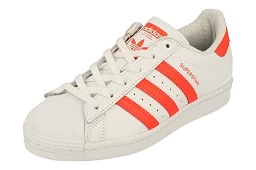 Image of adidas Originals Superstar Junior Trainers Sneakers (UK 5 US 5.5 EU 38, White red White FW3978)