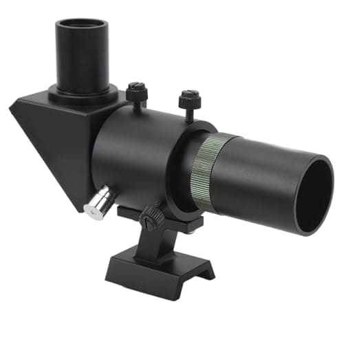 Image of 6X30 Finder Scope, Right Angle Full Inverted-Image Optical Finder, 6X Magnification, FMC HD Multilayer Coating Finderscope with Bracket for Astronomical Telescope