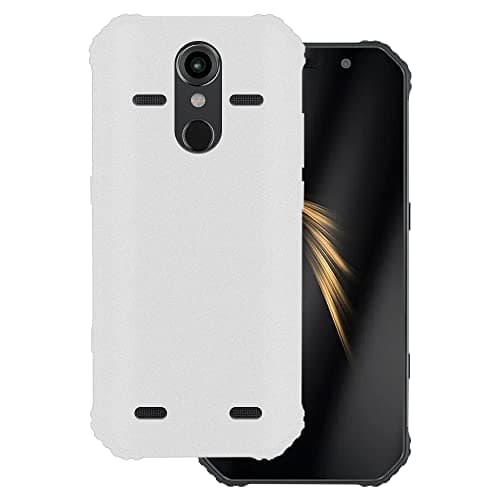 Image of OAGELIM Case Compatible with AGM A9 Case Shockproof TPU Soft Flexible Gel Protective Phone Cover with Anti-Scratch & Military-Grade Anti-Drop (White)