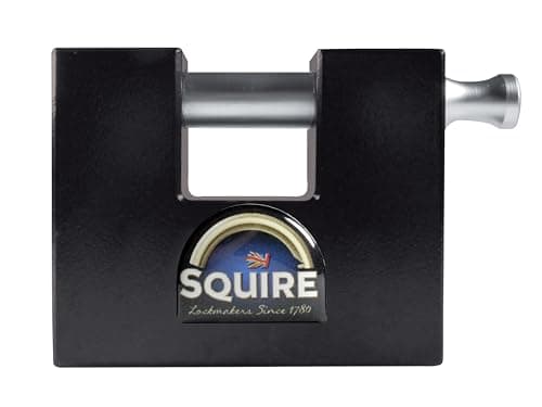 Image of Henry Squire WS75SKA Squire WS75S Container Block Lock KEYED Alike, Black