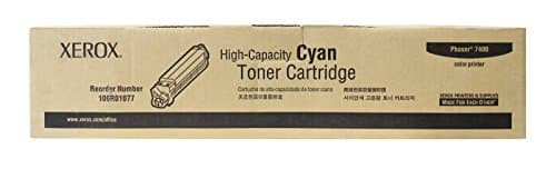 Image of Xerox Phaser 7400 Cyan High Capacity Toner Cartridge (18,000 Pages) - 106R01077