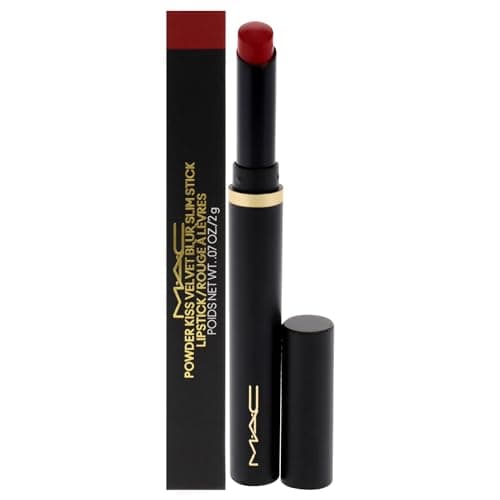 Image of Powder Kiss Velvet Blur Slim Stick - 889 Ruby New by MAC for Women - 0.07 oz Lipstick