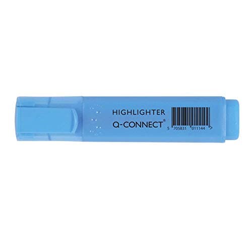 Image of Q-Connect Highlighter Blue [per Pack: 10]