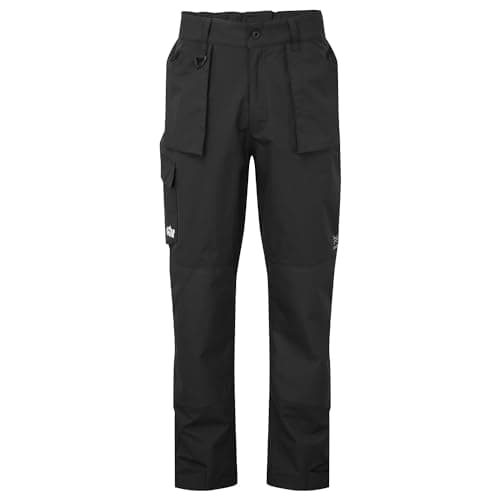 Image of Gill OS3 Coastal Sailing Pants Trousers - Waterproof, Breathable & Stain Repellent (Black, M)