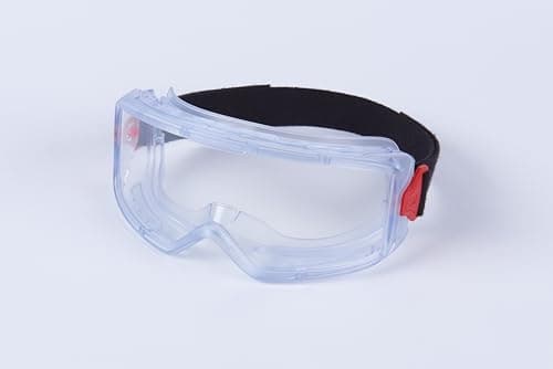 Image of Securefit 3M GoggleGear Protective Goggle 3000 Series, PVC Shroud, Clear AF Lens, Cloth Strap, GG3001-AF EU