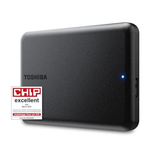 Image of Toshiba Canvio Partner 2TB Portable 2.5’’ External Hard Drive, USB 3.2, Mac & Windows compatible. (HDTB520EK3AB)